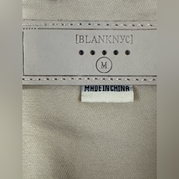 BLANKNYC Bomber/Military Style Jacket in Buff/Cream Color (Medium) - Picture 8 of 11